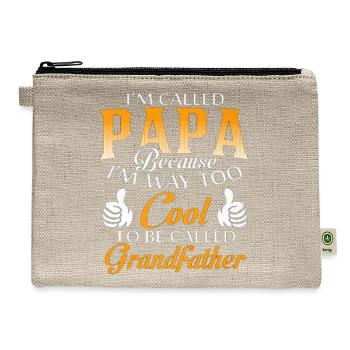 Papa - Hemp Carry All Pouch - natural - Front
