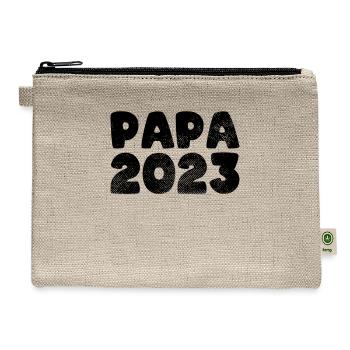 papa 2023 - Hemp Carry All Pouch - natural - Front