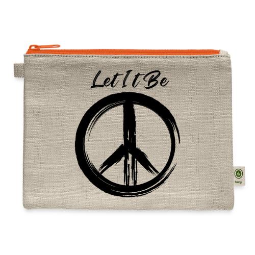 Let It Be - Hemp Carry All Pouch