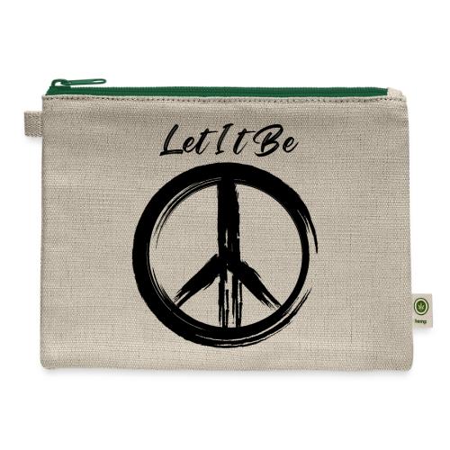 Let It Be - Hemp Carry All Pouch