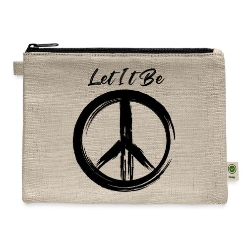 Let It Be - Hemp Carry All Pouch