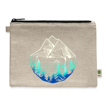 Minimal Mountains Outdoor Hiking - Hemp Carry All Pouch - natural - Front