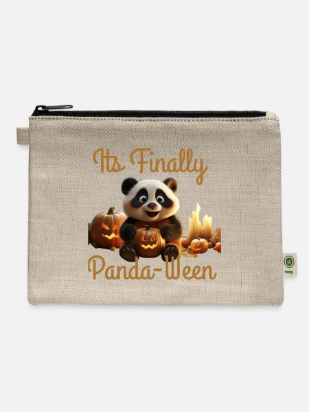 Panda Ween - Hemp Carry All Pouch - natural