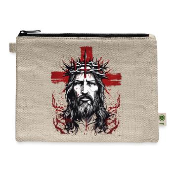 Forgiveness of Sins - Hemp Carry All Pouch - natural - Front