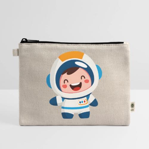 Joyful Baby Astronaut - Hemp Carry All Pouch