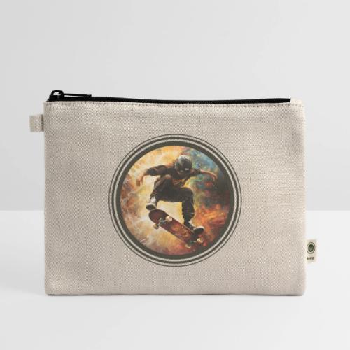 Skateboarding Flow - Hemp Carry All Pouch