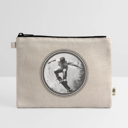 Skateboarding Vibes Only - Hemp Carry All Pouch