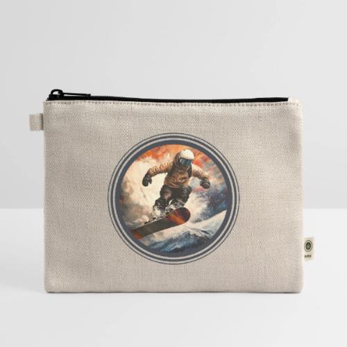Snowboarding Elevation - Hemp Carry All Pouch