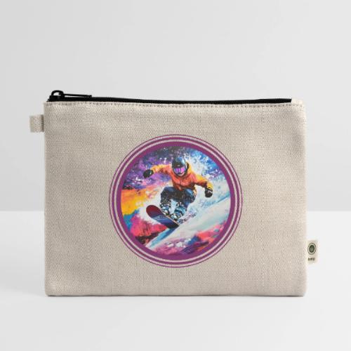 Snowboarding Spirit - Hemp Carry All Pouch