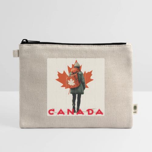 Canada: Proud Canadian Woman - Hemp Carry All Pouch