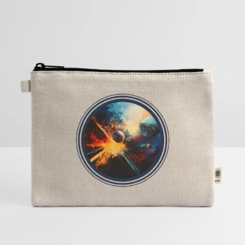Planets in Turmoil - Hemp Carry All Pouch