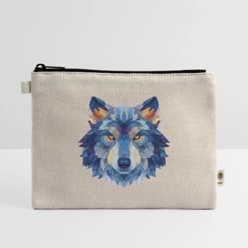 Wolf: Alpha Portrait - Hemp Carry All Pouch