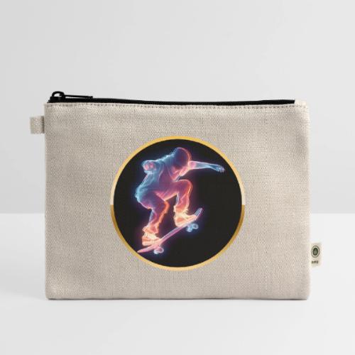 Skateboarding: Neon Skate Orbit - Hemp Carry All Pouch