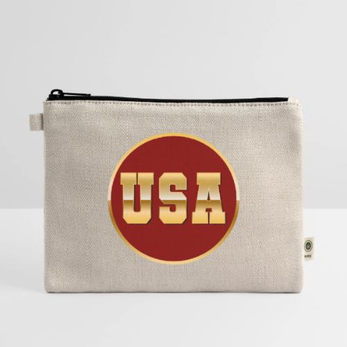 Golden USA Seal - Hemp Carry All Pouch