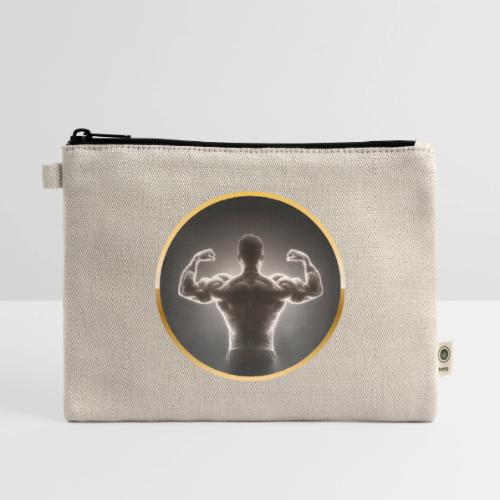 Bodybuilding: Neon Strength Frame - Hemp Carry All Pouch
