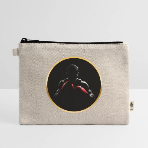 Boxing: Crimson Gloves Fighter - Hemp Carry All Pouch