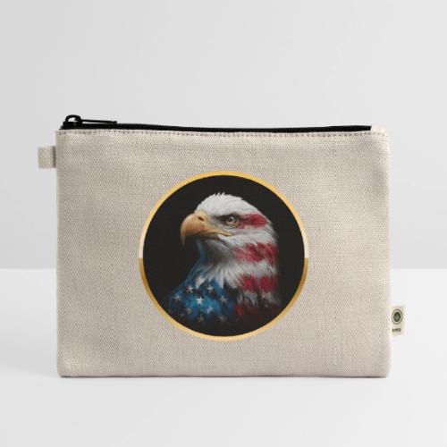 USA: Liberty Emblem - Hemp Carry All Pouch