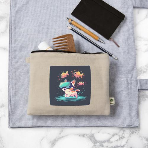 Virtual Kitty Quest - Hemp Carry All Pouch