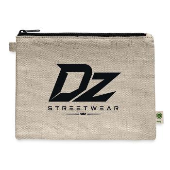 Urban Streetwear Minimal Logo - Hemp Carry All Pouch - natural - Front