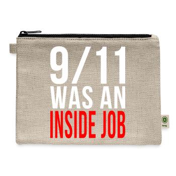 911 Was An Inside Job tumblr - Hemp Carry All Pouch - natural - Front