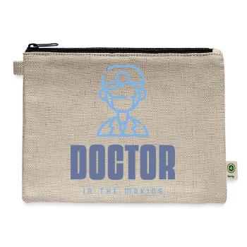 Doctor In The Making - Hemp Carry All Pouch - natural - Front