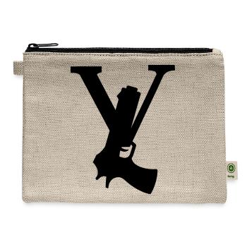 Designer Shirt, Designer Sweatshirt, Designer tren - Hemp Carry All Pouch - natural - Front