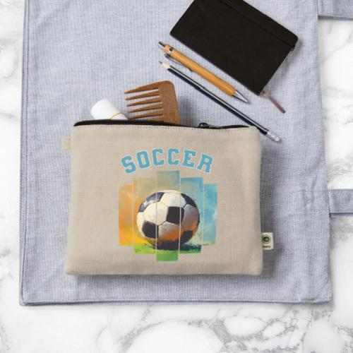 Soccer Ball Vibes - Hemp Carry All Pouch
