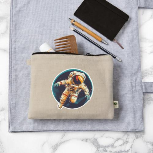 Astronaut: Dream, explore, discover! - Hemp Carry All Pouch