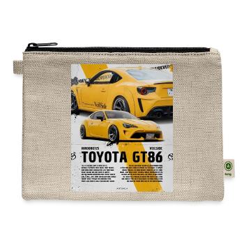 Toyota GT86 - Hemp Carry All Pouch - natural - Front