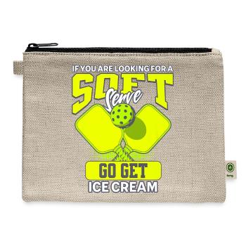if you are looking for a soft serve go get ice cre - Hemp Carry All Pouch - natural - Front