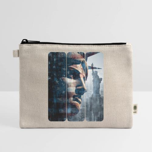 USA: Liberty in Three Visions - Hemp Carry All Pouch