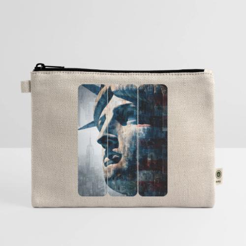 USA: Urban Liberty Triptych - Hemp Carry All Pouch