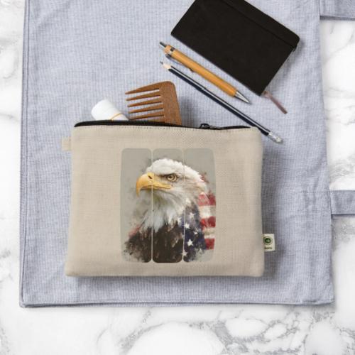 USA: Eagle of the Free - Hemp Carry All Pouch
