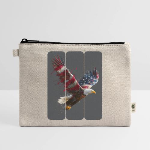 USA: Freedom in Flight - Hemp Carry All Pouch