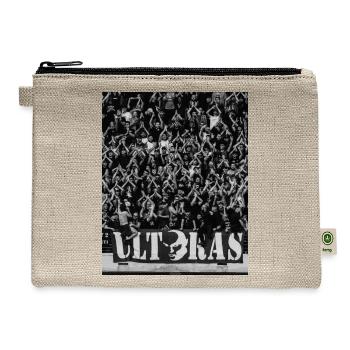 football supporters ultras  - Hemp Carry All Pouch - natural - Front
