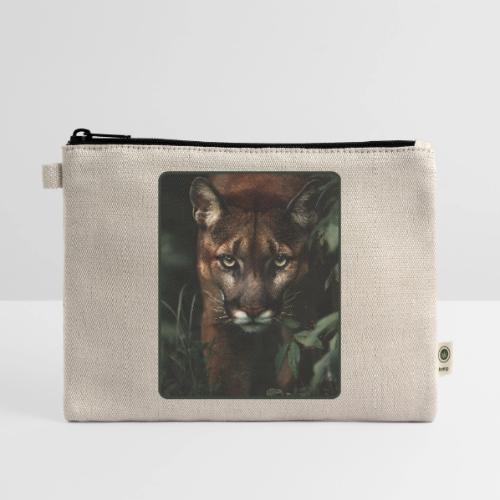 Cougar Jungle Predator Design - Hemp Carry All Pouch