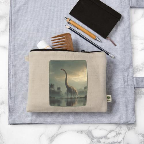 Brachiosaurus Misty Lake Design - Hemp Carry All Pouch