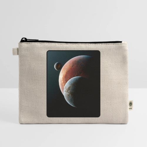 Three Planets Deep Space Design - Hemp Carry All Pouch