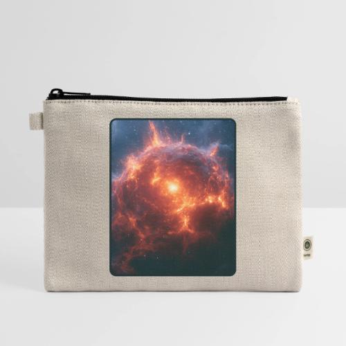 Exploding Supernova Space Art - Hemp Carry All Pouch