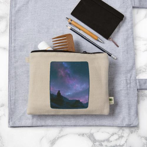 Stargazer Nebula Night Sky Art - Hemp Carry All Pouch