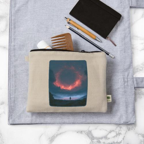Supernova Reflection Space Scene - Hemp Carry All Pouch