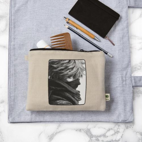 Battle-Worn Ninja Portrait - Hemp Carry All Pouch