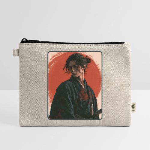 Samurai Beneath the Red Sun - Hemp Carry All Pouch