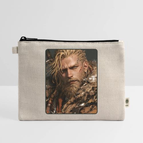 Battle-Scarred Viking Warrior - Hemp Carry All Pouch