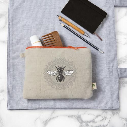 Queen Bee - Hemp Carry All Pouch