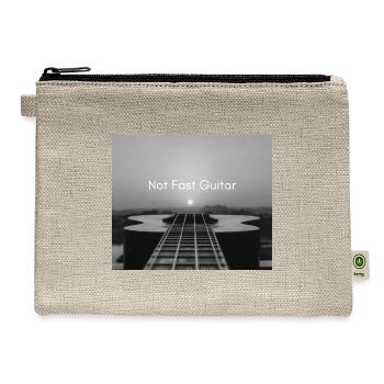 Not Fast Guitar - Hemp Carry All Pouch - natural - Front