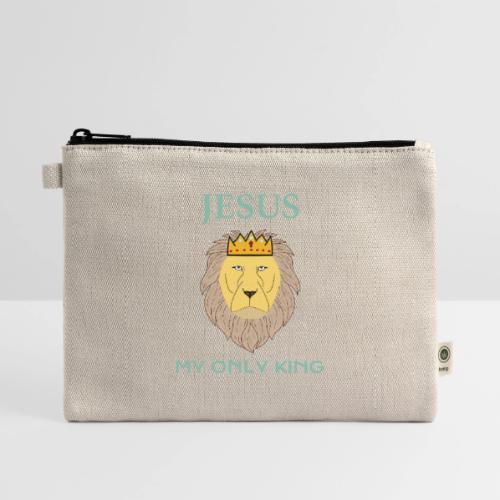 Jesus My Only King Shirt – Lion of Judah - Hemp Carry All Pouch