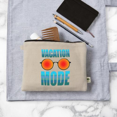 Vacation mode: Ocean Vibes On - Hemp Carry All Pouch