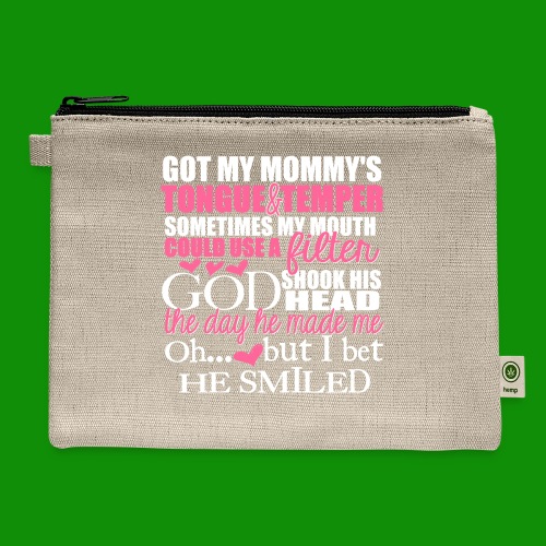 Mommy's Tongue - Hemp Carry All Pouch
