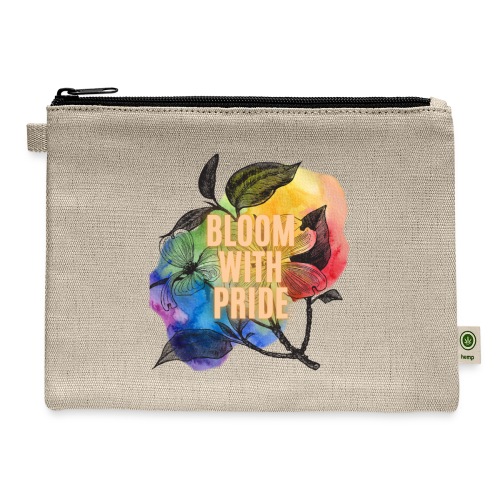 Bloom With Pride - Hemp Carry All Pouch